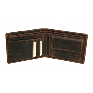 Pánska peňaženka z byvolej kože 3 karty RFID GreenLand