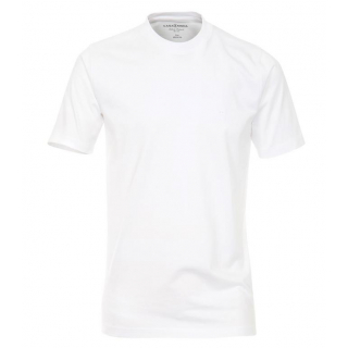 Pánske biele tričko CASAMODA Comfort okrúhly výstrih 2-balenie