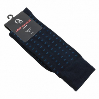 Pánske ponožky ORSI modré vzor, 1 pár
