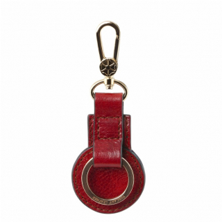 Exkluzívny prívesok na kľúče TUSCANY LEATHER kožený Rosso