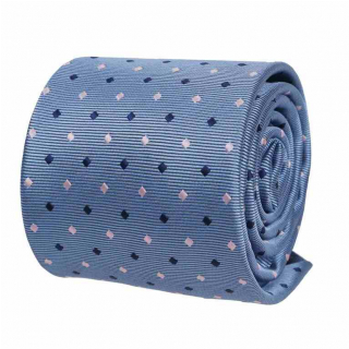 Pánska kravata ORSI BUSSINES TIES egyptská modrá 7 cm