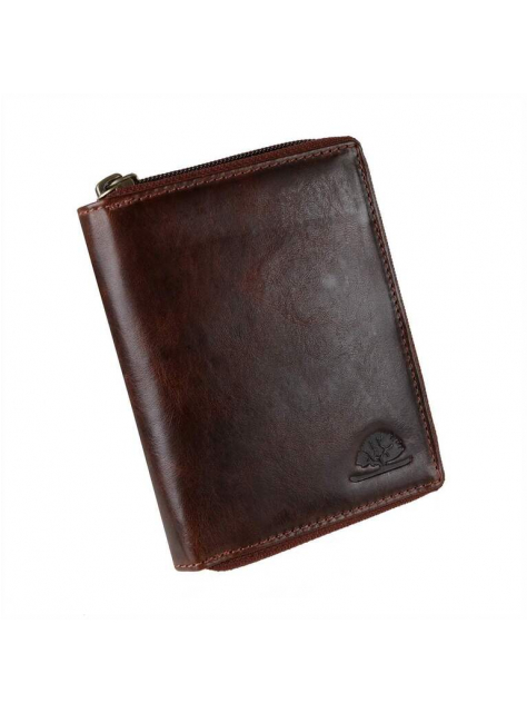 RFID peňaženka na zips z hovädzej kože GREENBURRY RUGGED - All4Men.sk