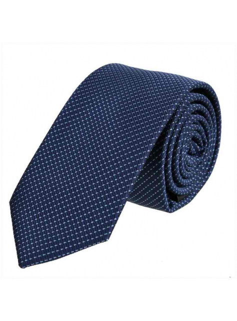 Trendová slim kravata ORSI modrá námornícka 6 cm - All4Men.sk