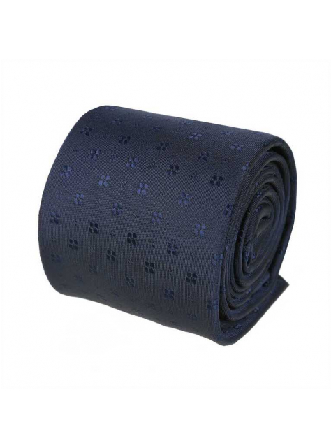 Elegantná tmavomodrá pánska kravata 7 cm ORSI  - All4Men.sk