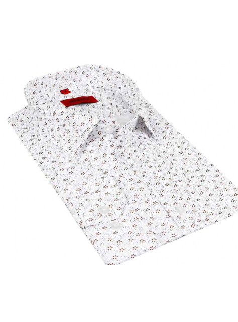 Trendová košeľa so vzorom VENERGI Klasik 70% bavlna  - All4Men.sk