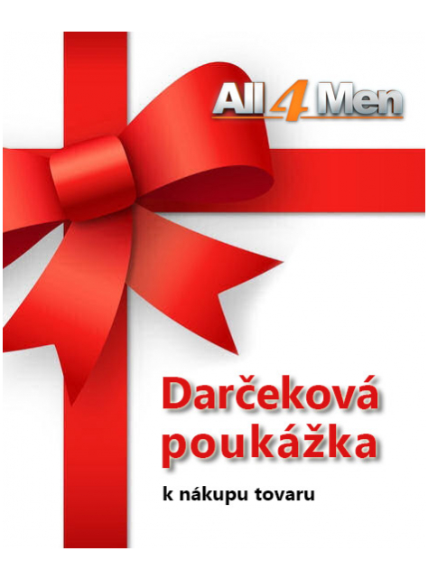 Darčeková poukážka All4Men v hodnote 30 € - All4Men.sk
