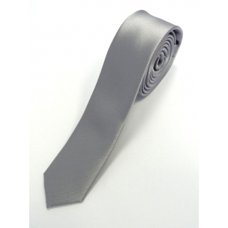 Strieborno-šedá slim kravata 4001-6