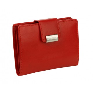 Rubínovo-červená dámska peňaženka s prackou BRANCO