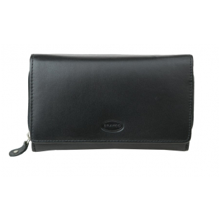 Dámska kožená peňaženka čierna BRANCO 228