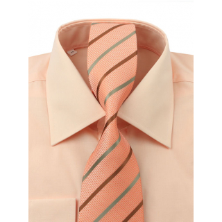 Svetlá oranžovo-marhuľová kravata ORSI 64