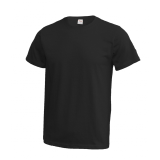 Bavlnené čierne pánske tričko LAMBESTE