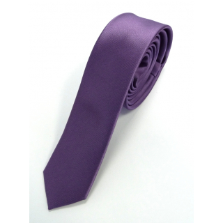 Fialová slim kravata 4001-17