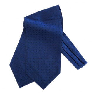 Hodvábny kravatový šál parížska modrá