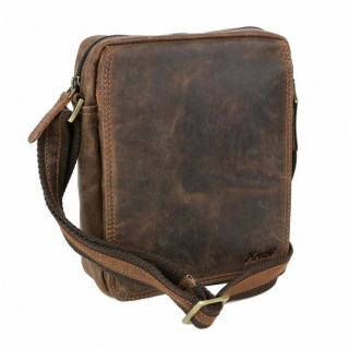 MERCUCIO | Štýlová vintage taška s chlopňou 22 x 18 cm 