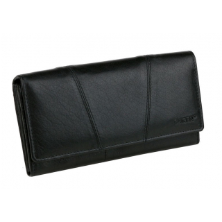 Dámska čierna listová peňaženka 388-BL