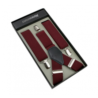 Pánske traky NEWSMEN bordové