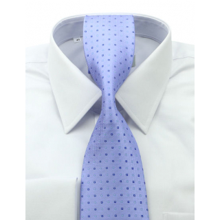 Modro-fialová kravata so štvročekmi 4000-106