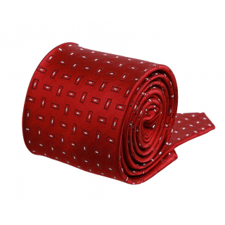 Červeno-vínová biznis kravata V.I.P 1000-61B