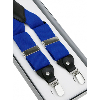 Traky športovo-elegantné (parížska modrá) 3,5 cm