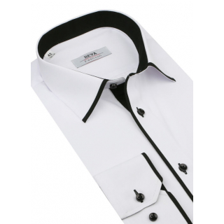 Elegantná biela košeľa BEVA KLASIK na výšku 188-194 cm