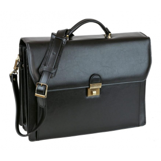 Kožená aktovka XL KATANA čierna 63032-01