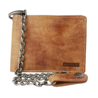 Pánska peňaženka s retiazkou BRANCO svetlá 34014