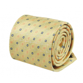 Žlto- zlatá pánska kravata ORSI 3000-1728