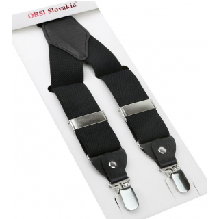 Traky jednofarebné čierne ORSI 950-11U 3,5 cm