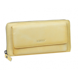 Dámska zipsová peňaženka LAGEN na smarfón žltá