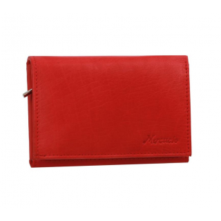 Dámska červená peňaženka s euromincovníkom MERCUCIO 