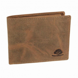 Pánska peňaženka pre 3 karty GREENBURRY hnedá tan