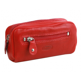 Kožené púzdro na kľúče BRANCO červené 025