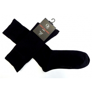Pánske vysoké oblekové ponožky čierne ORSI