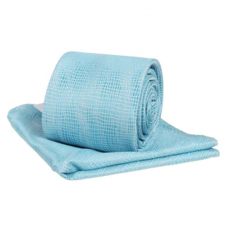 Kravatový set azúrovo-tyrkysový ORSI 1767