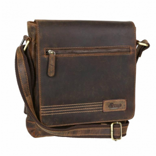 Kožená taška s chlopňou 24 x 28 cm MERCUCIO hunter