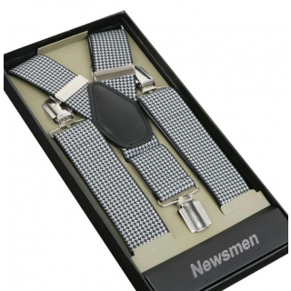 Pánske traky vzorované NEWSMEN 3,5 cm