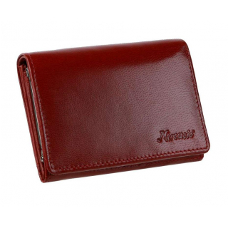 Dámska červená peňaženka MERCUCIO kožená 12x9 cm
