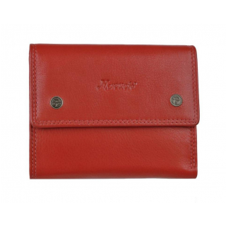 Dámska červená peňaženka s francúzskym mincovníkom MERCUCIO