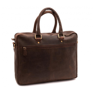 Kožená taška na notebook 15" MERCUCIO hnedá tan
