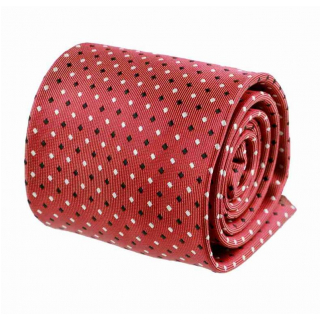 Pánska kravata červená tlmená (mikrovlákno)