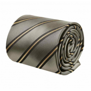 Pánska béžovo- piesková kravata ORSI 8 cm