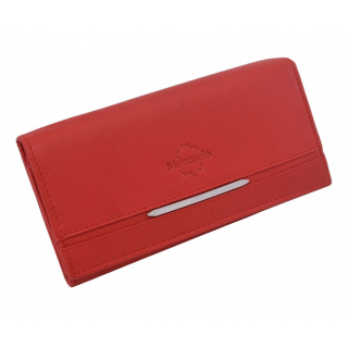 Elegantná listová červená peňaženka MERCUCIO 2311833