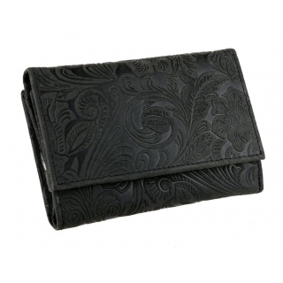 Exkluzívna čierna peňaženka s potlačou MERCUCIO RFID