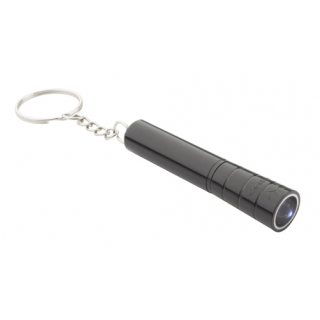 Prívesok na kľúče s mini LED svietidlom čierny
