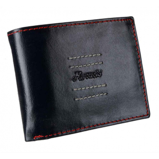 Pánska kožená peňaženka na šírku s prešívaním MERCUCIO RFID
