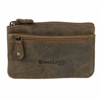 Veľká kožená kľúčenka a puzdro na karty s RFID GREENLAND 