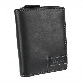 Malá peňaženka kožená čierna