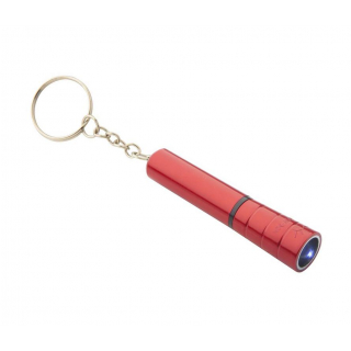 Prívesok na kľúče s mini LED svietidlo červený
