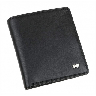 Pánska peňaženka BRAUN BUFFEL pre 14 kariet, čierna koža