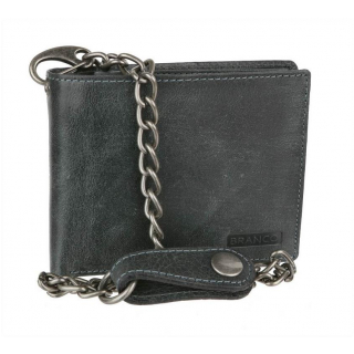 Pánska peňaženka s retiazkou BRANCO 34014 čierna